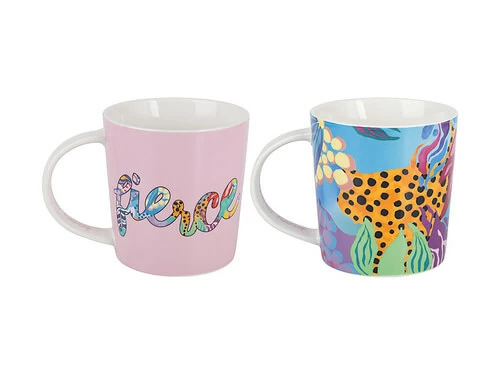 Kasey Rainbow Be Fierce Mug Set Of 2 380ML Fierce Gift Boxed 2 Kasey Rainbow Be Fierce Mug Set Of 2 380ML Fierce Gift Boxed - Image 2