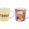 Kasey Rainbow Be Fierce Mug Set Of 2 380ML Strong Gift Boxed