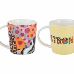 Kasey Rainbow Be Fierce Mug Set Of 2 380ML Strong Gift Boxed 5 Kasey Rainbow Be Fierce Mug Set Of 2 380ML Strong Gift Boxed -homeless mug-shop dx1284 side