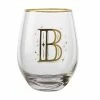 The Letterettes Stemless Glass 500ML B Gift Boxed""