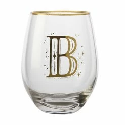The Letterettes Stemless Glass 500ML B Gift Boxed""