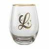 The Letterettes Stemless Glass 500ML L Gift Boxed""