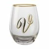 The Letterettes Stemless Glass 500ML V Gift Boxed""
