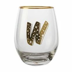 The Letterettes Stemless Glass 500ML W Gift Boxed""