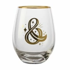 The Letterettes Stemless Glass 500ML & Gift Boxed""