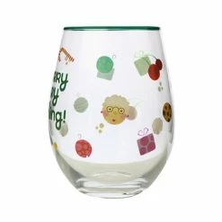 Kasey Rainbow Sparkly Season Stemless Glass 500ML Dark Green Gift Boxed 5 Kasey Rainbow Sparkly Season Stemless Glass 500ML Dark Green Gift Boxed -homeless mug-shop fk0078 a1