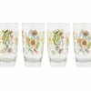 Royal Botanic Gardens Native Blooms Glass Tumbler 400ML Set Of 4 Gift Boxed