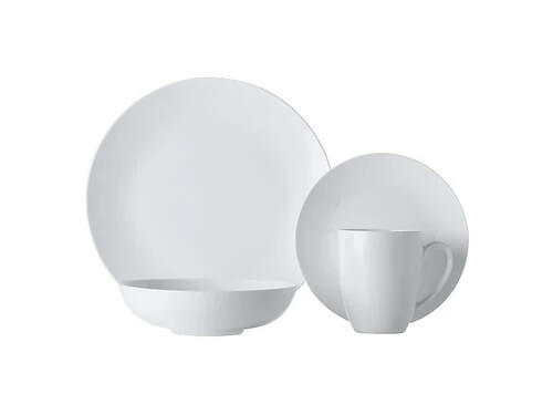 White Basics Fitzrovia Coupe Dinner Set 16 Piece 1 White Basics Fitzrovia Coupe Dinner Set 16 Piece