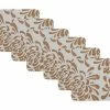 Misaki MDF Coaster Set Of 6 10.5cm