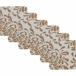 Misaki MDF Coaster Set Of 6 10.5cm