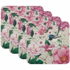 Sumeria Cork Back Coaster 10.5cm Set Of 4 Gift Boxed