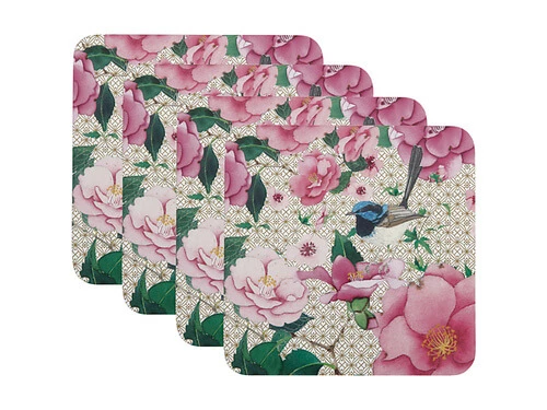Sumeria Cork Back Coaster 10.5cm Set Of 4 Gift Boxed 1 Sumeria Cork Back Coaster 10.5cm Set Of 4 Gift Boxed