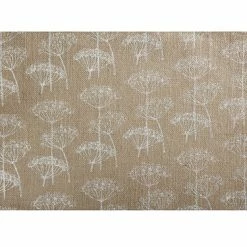 Table Accents Burlap Placemat 45x30cm White