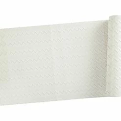 Alternative view of Table Accents Leather Look Runner 30x150cm Ivory Plait