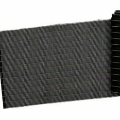 Table Accents Lurex Bamboo Weave Runner 30x150cm Black W/Gld