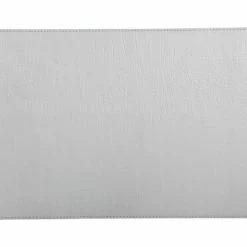 Table Accents Leather Look Alligator Placemat 43x30cm White