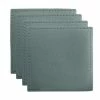Table Accents Leather Look Cowhide Coaster 10x10cm Set Of 4 Dusk