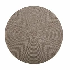 Table Accents Round Placemat 38cm Taupe