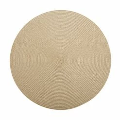 Table Accents Round Placemat 38cm Sand