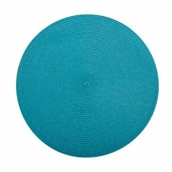 Table Accents Round Placemat 38cm Turquoise