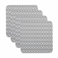 Semaphore Cork Back Coaster 10.5cm Set Of 4 Gift Boxed