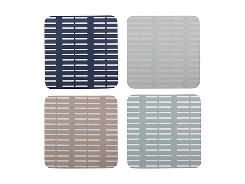 Halsie Cork Back Coaster 10.5cm Set Of 4 Assorted Gift Boxed 1 Halsie Cork Back Coaster 10.5cm Set Of 4 Assorted Gift Boxed