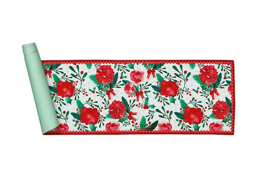 Mistletoe Cotton Runner 150x33cm 1 Mistletoe Cotton Runner 150x33cm