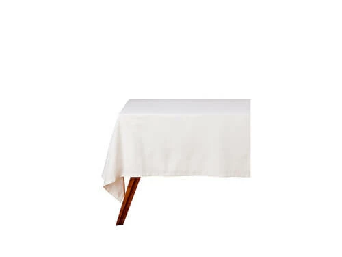 Cotton Classics Rectangular Tablecloth 300x150cm Snow 1 Cotton Classics Rectangular Tablecloth 300x150cm Snow