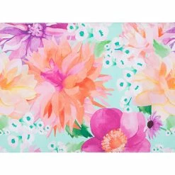 Teas & C's Dahlia Daze Cotton Placemat 45x30cm Sky