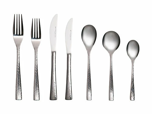 Wayland Hammered Cutlery Set 42pc Gift Boxed 1 Wayland Hammered Cutlery Set 42pc Gift Boxed
