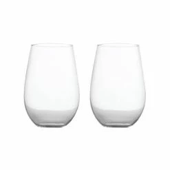 Calia Stemless Wine Glass 580ML Set Of 2 Gift Boxed