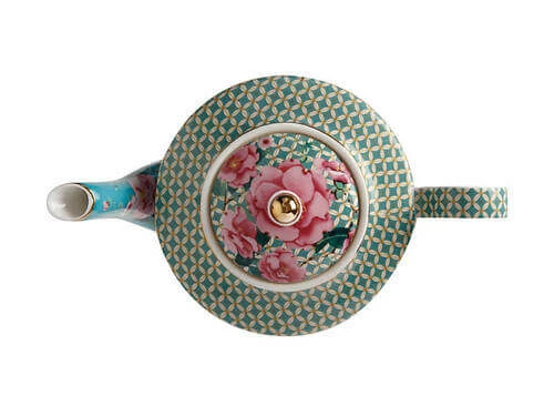 Teas & C's Silk Road Teapot With Infuser 500ML Aqua Gift Boxed 2 Teas & C's Silk Road Teapot With Infuser 500ML Aqua Gift Boxed - Image 2