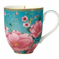 Alternative view of Teas & C's Silk Road Coupe Mug 440ML Aqua Gift Boxed