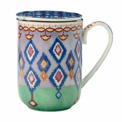 Teas & C's Zanzibar Lidded Mug With Infuser 340ML Gift Boxed