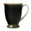 Teas & C's Classic Footed Mug 300ML Black Gift Boxed