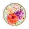 Teas & C's Dahlia Daze Coupe Plate 19.5cm Sky Gift Boxed