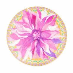 Teas & C's Dahlia Daze Lidded Mug With Infuser 340ML Pink Gift Boxed -homeless mug-shop hv0360 sp2