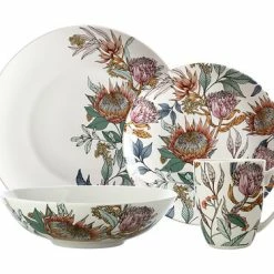 Waratah Coupe Dinner Set 16pc Gift Boxed
