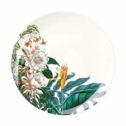 The Blck Pen Night Garden Coupe Dinner Plate 27.5cm Foliage