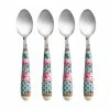 Teas & C's Silk Road Teaspoon Set Of 4 Aqua Gift Boxed