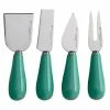 Mezze Cheese Knife Set 4pc Jade Gift Boxed