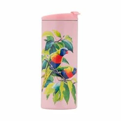 Katherine Castle Bird Talk Double Wall Insulated Cup 350ML Rainbow Lorikeets
