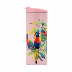 Alternative view of Katherine Castle Bird Talk Double Wall Insulated Cup 350ML Rainbow Lorikeets