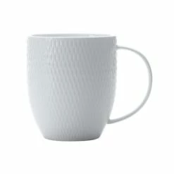 White Basics Diamonds Coupe Mug 370ML