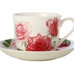 Katherine Castle Floriade Breakfast Cup & Saucer 480ML Roses Gift Boxed 5 Katherine Castle Floriade Breakfast Cup & Saucer 480ML Roses Gift Boxed -homeless mug-shop jy0032 2