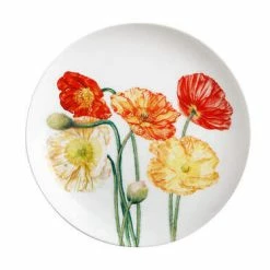 Alternative view of Katherine Castle Floriade Plate 20cm Poppies Gift Boxed