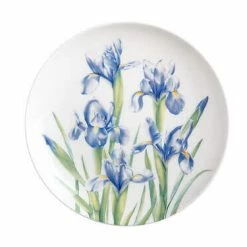 Alternative view of Katherine Castle Floriade Plate 20cm Irises Gift Boxed