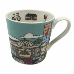 Alternative view of Megan McKean Cities Mug 430ML Melbourne Gift Boxed