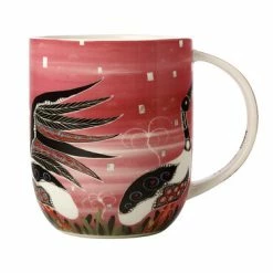 Melanie Hava Jugaig-Bana-Wabu Mug 440ML Jabirus Pink Gift Boxed