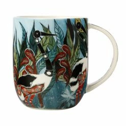 Melanie Hava Jugaig-Bana-Wabu Mug 440ML Jabirus Blue Gift Boxed